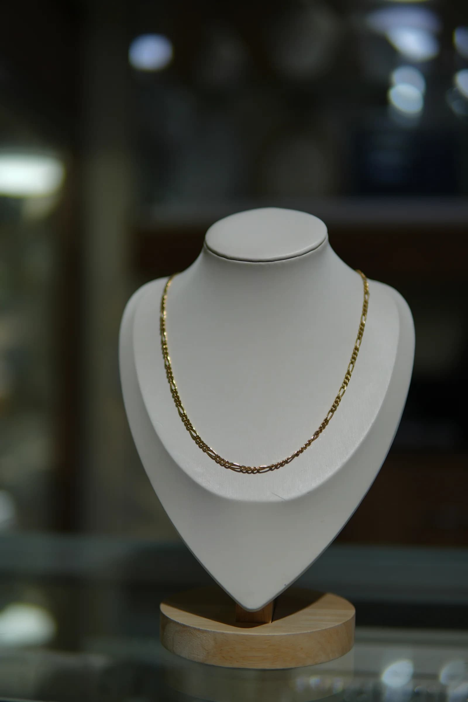 Cadena de eslabón definido en oro amarillo 18k — vista 2